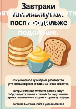 Завтраки-пятиминутки: поспи подольше.