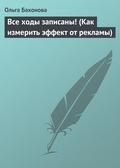 Все ходы записаны! (Как измерить эффект от рекламы)