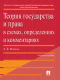 Теория государства и права в схемах, определениях и комментариях. Учебное пособие