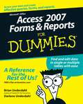 Access 2007 Forms and Reports For Dummies