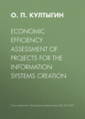 Economic efficiency assessment of projects for the information systems creation