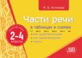 Части речи в таблицах и схемах. 2–4 классы