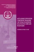 Актуальные проблемы совершенствования системы публичной власти в Российской Федерации