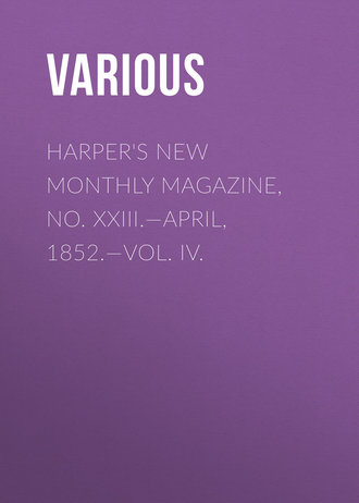 Harper\'s New Monthly Magazine, No. XXIII.—April, 1852.—Vol. IV.