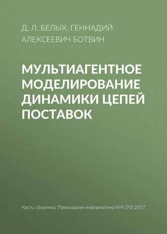 Мультиагентное моделирование динамики цепей поставок