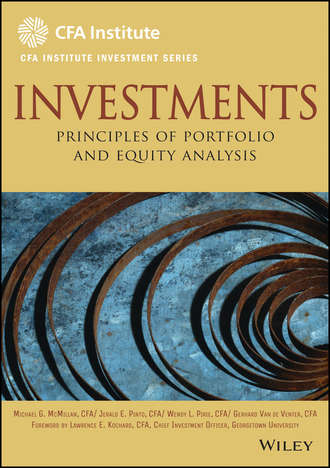 Investments. Principles of Portfolio and Equity Analysis