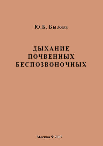 Дыхание почвенных беспозвоночных