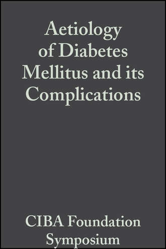 Aetiology of Diabetes Mellitus and its Complications, Volume 15