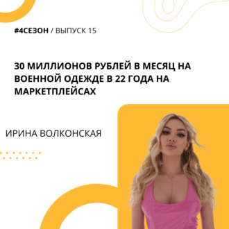 Ирина Волконская - 30 миллионов рублей в месяц на военной одежде в 22 года на маркетплейсах