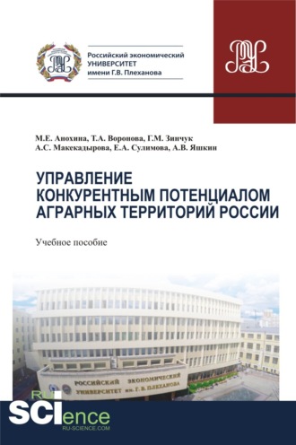 Управление конкурентным потенциалом аграрных территорий России. (Аспирантура, Бакалавриат, Магистратура). Учебное пособие.