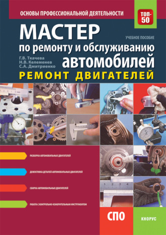 Мастер по ремонту и обслуживанию автомобилей: Ремонт двигателей. Основы профессиональной деятельности. (СПО). Учебно-практическое пособие.