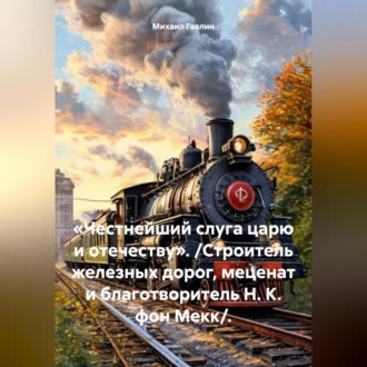 «Честнейший слуга царю и отечеству». \/Строитель железных дорог, меценат и благотворитель Н. К. фон Мекк\/.