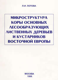 Микроструктура коры основных лесообразующих лиственных деревьев и кустарников Восточной Европы