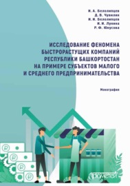 Исследование феномена быстрорастущих компаний Республики Башкортостан на примере субъектов малого и среднего предпринимательства