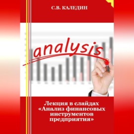 Лекция в слайдах «Анализ финансовых инструментов предприятия»