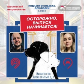 Собаки и люди в Московском метрополитене