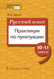 Русский язык: практикум по пунктуации. 10-11 класс