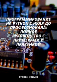 Программирование на Python с нуля до профессионала: Полное руководство с примерами и практикой