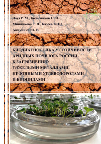 Биодиагностика устойчивости аридных почв Юга России к загрязнению тяжелыми металлами, нефтяными углеводородами и биоцидами