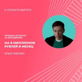 Илья Омелин - продажа футболок на Вайлдберриз на 8 миллионов рублей в месяц