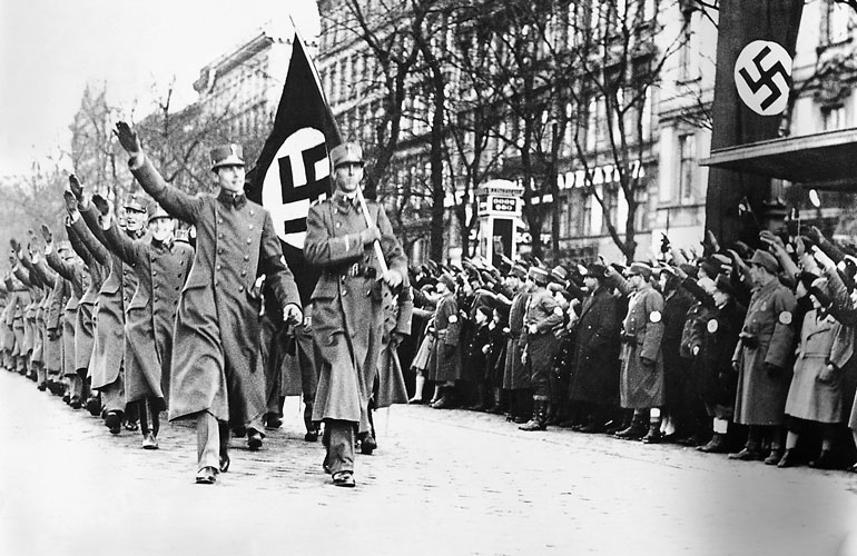 Фашистское правительство. Аншлюс Австрии 1938.